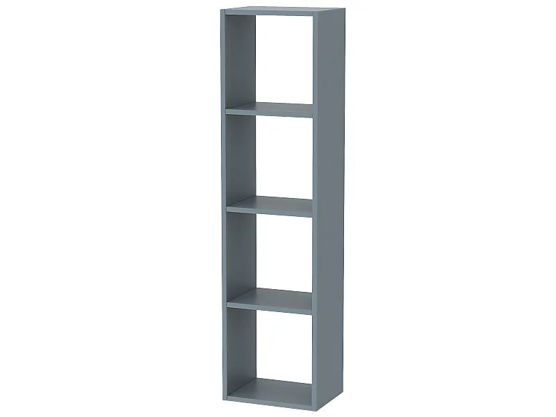 Etagère / Séparateur de pièces coloris bleu - Hauteur 130 x Longueur 34 x Profondeur 25 cm