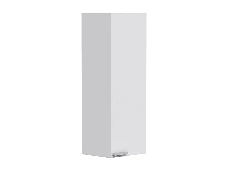 Colonne salle de bain Suspendue avec 1 Porte coloris blanc brillant - 85 x 30 x 25 cm