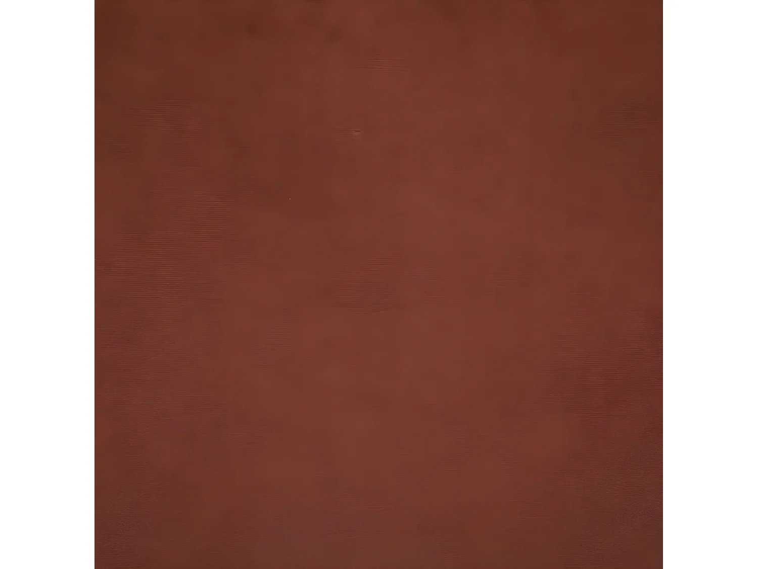 Fauteuil en velours coloris terracotta - Longueur 78 x Profondeur 72 x Hauteur 71 cm