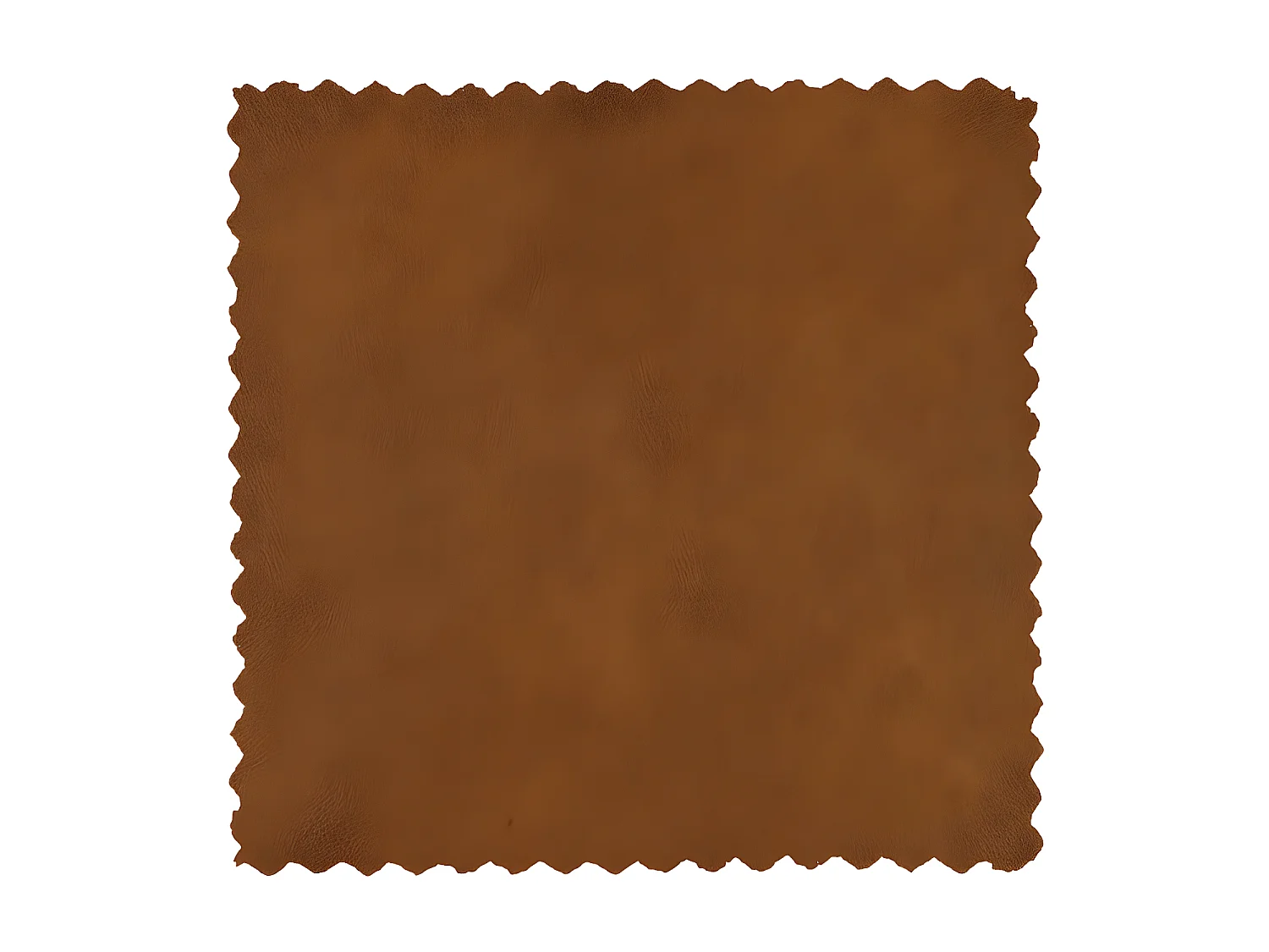 STATEMENT - Canapé d'angle droit 4 places en éco cuir cognac