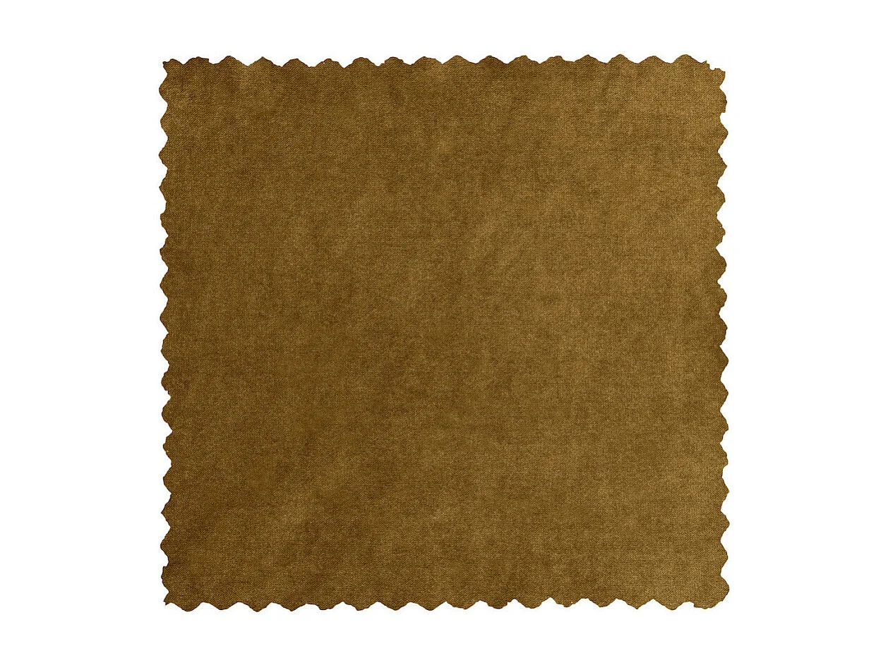 STATEMENT - Canapé d'angle gauche 4 places en velours doré