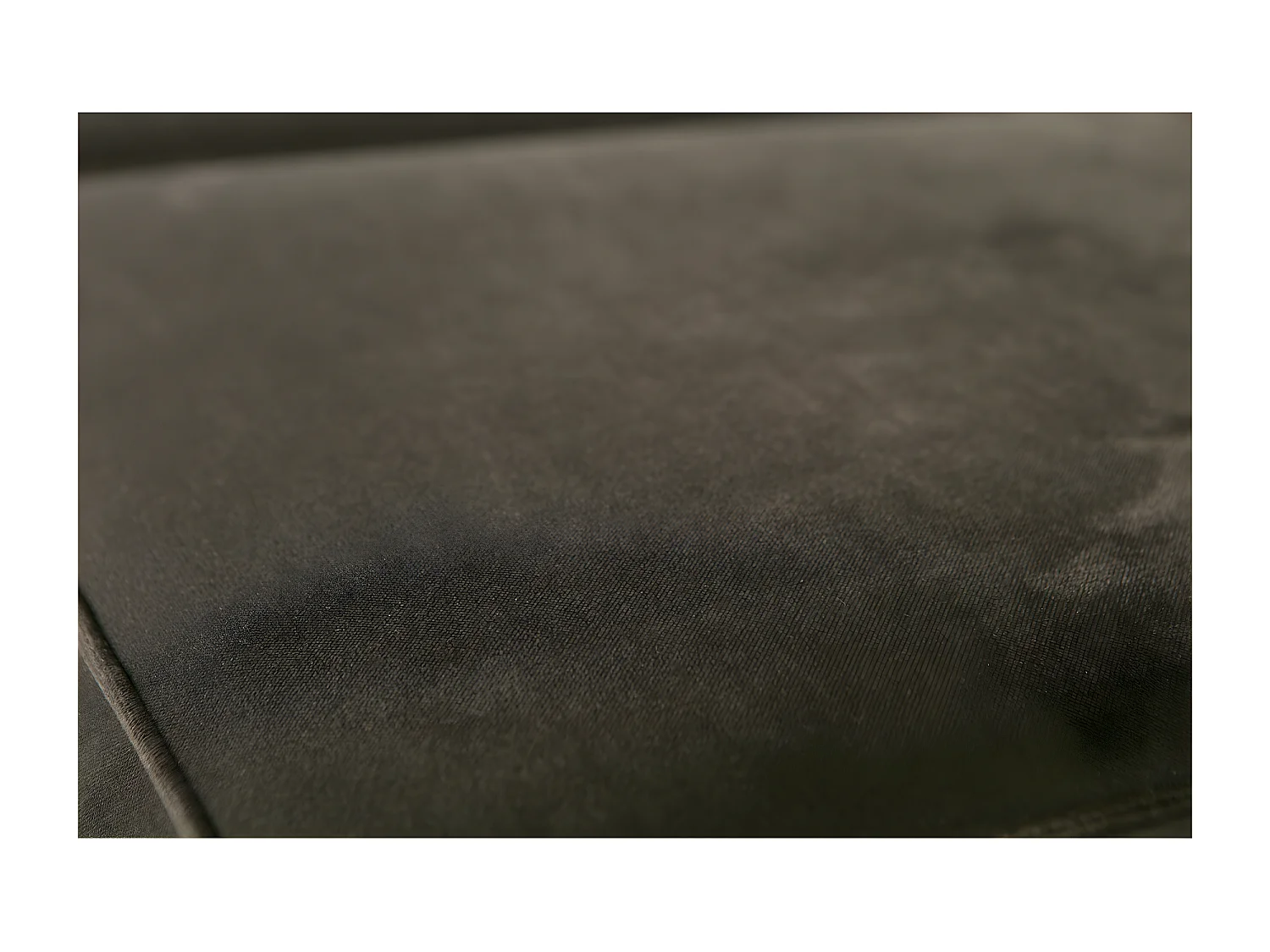 STATEMENT - Canapé d'angle gauche 4 places en velours kaki