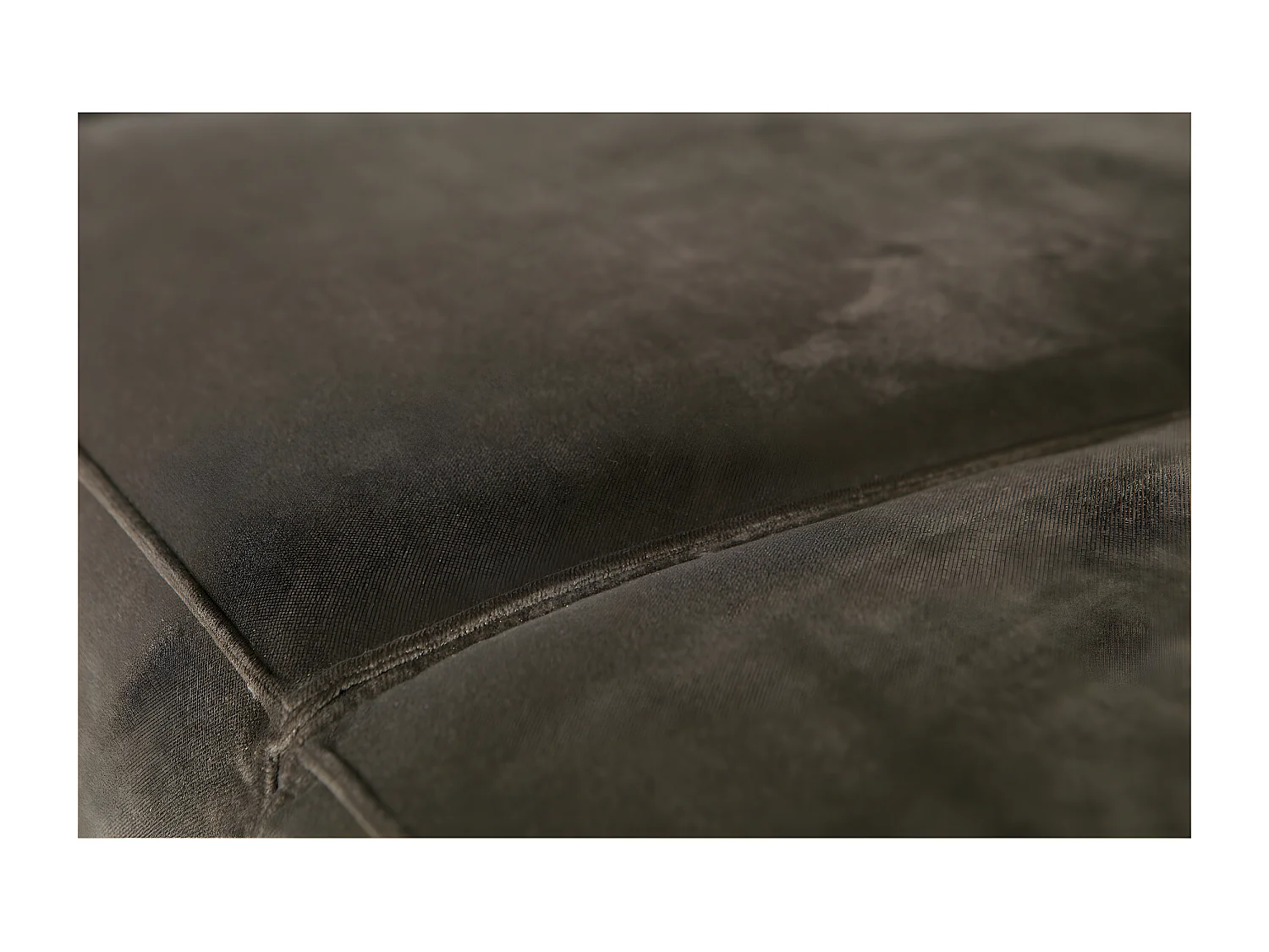 STATEMENT - Divano angolare sinistro a 4 posti in velluto verde caldo