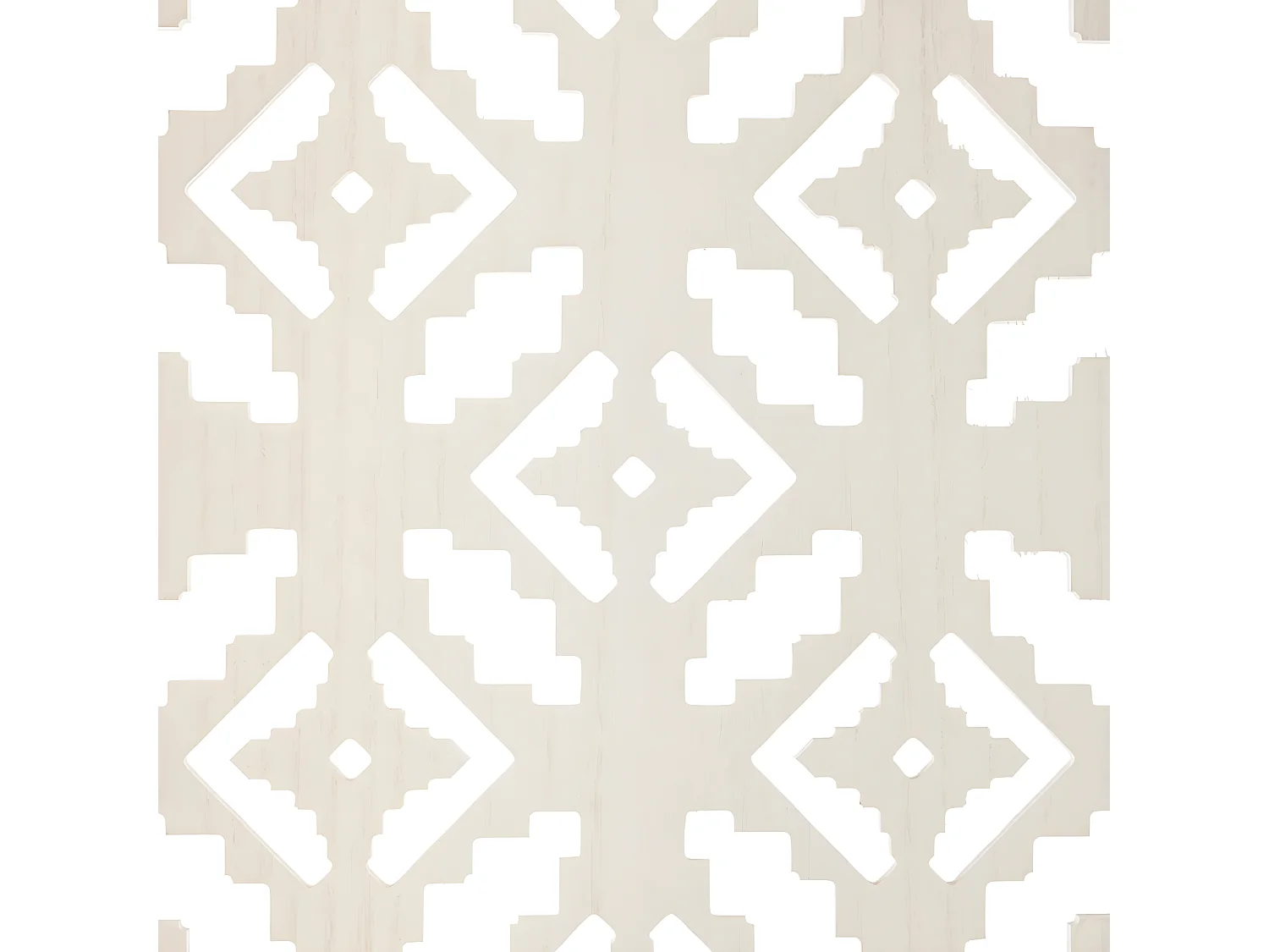 Paravent motif ethnique coloris Blanc - 170 x 120 cm