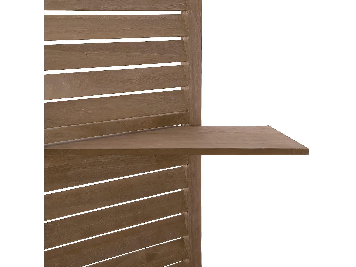 Paravent bois 3 étagères - L. 120 x l. 26 x H. 170 cm