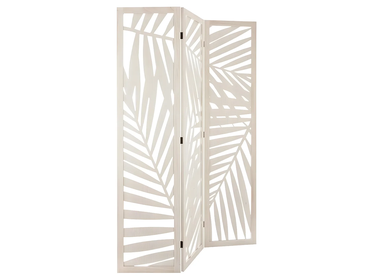 Paravent contemporain en Bois coloris Blanc - 120 x 170 cm