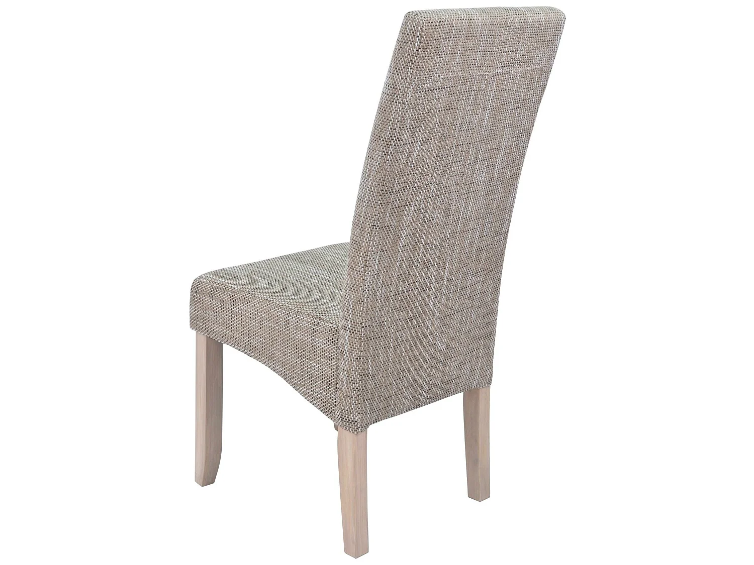 Lot de 2 Chaises SAGUA beige pour salle à manger, 46 x 108 x 60 cm
