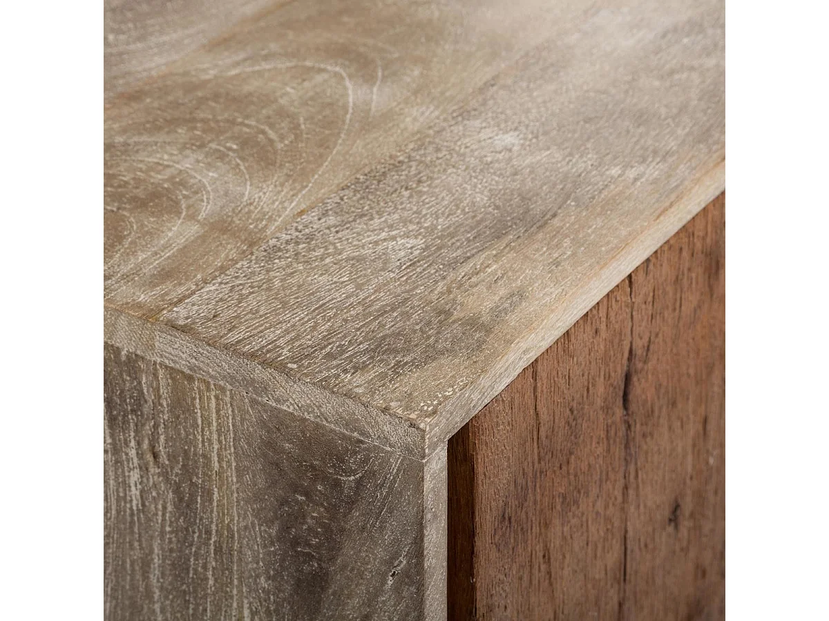 Buffet moderne de 4 tiroirs 3 portes - L.115 x l.40 x H.80 cm