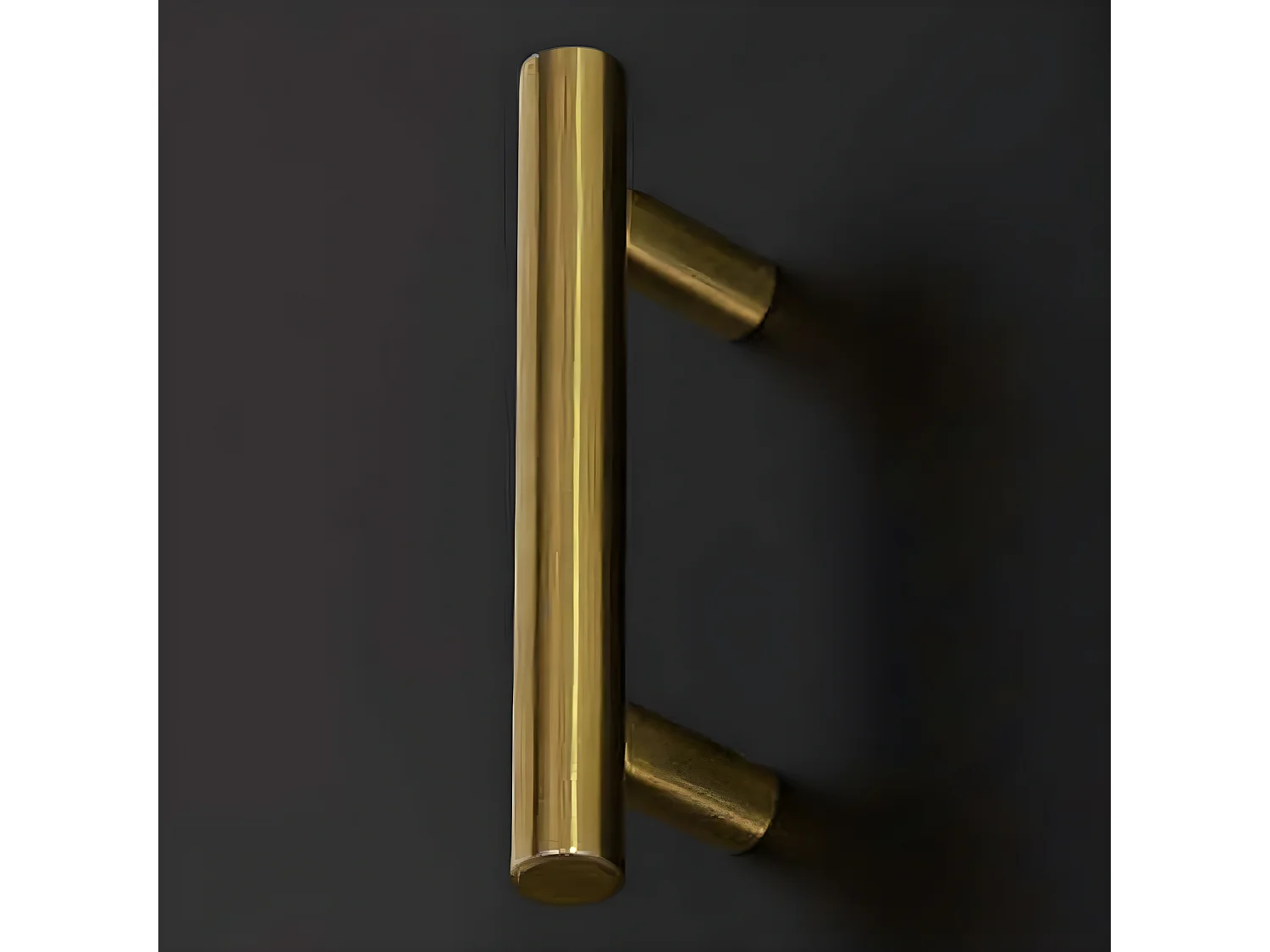 Buffet avec 2 portes en bois / fer coloris noir - Longueur 120 x Profondeur 40 x Hauteur 80 cm