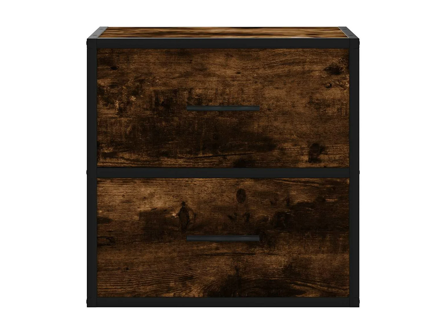 Table de chevet murale Chêne fumé 40x31x39,5 cm