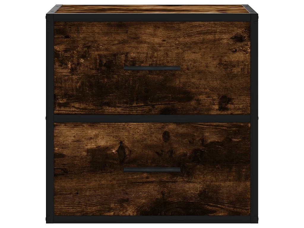 Table de chevet murale Chêne fumé 40x31x39,5 cm