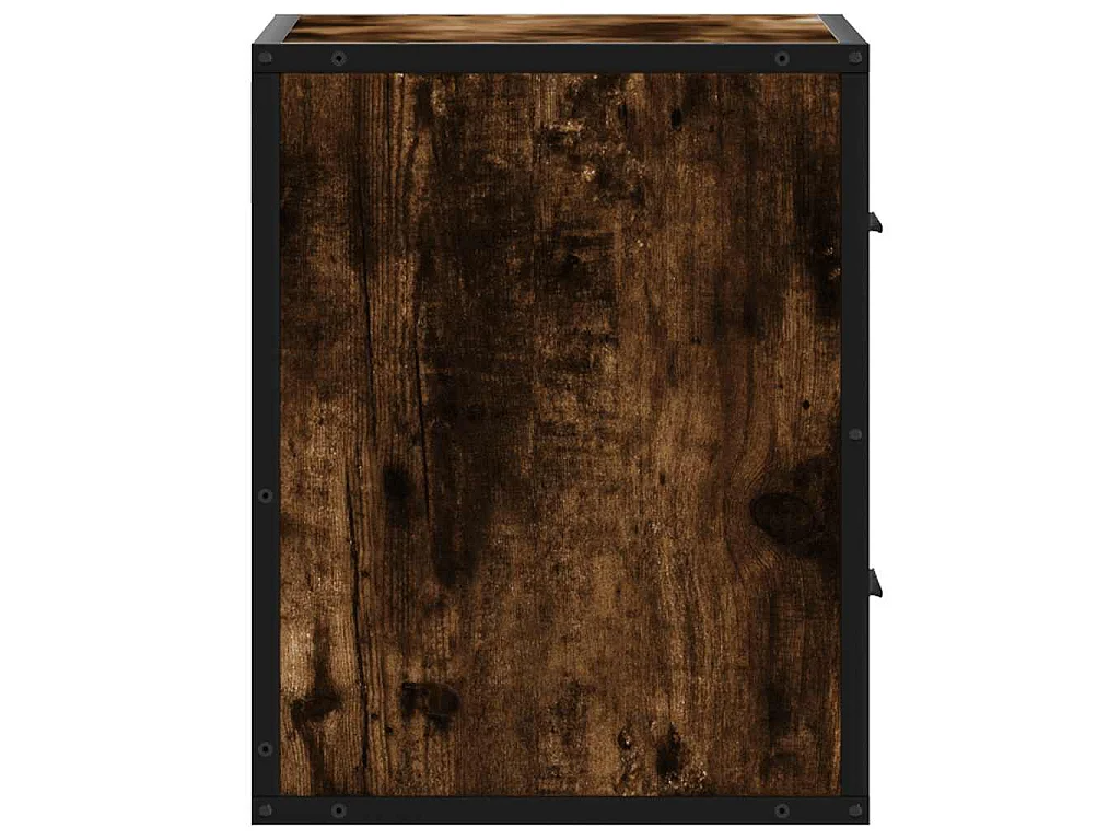 Table de chevet murale Chêne fumé 40x31x39,5 cm