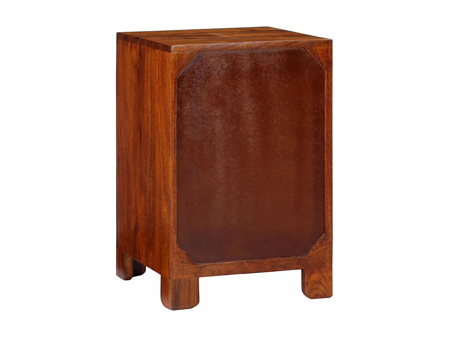 Mesa de cabeceira 40x40x60 cm madeira de acácia maciça