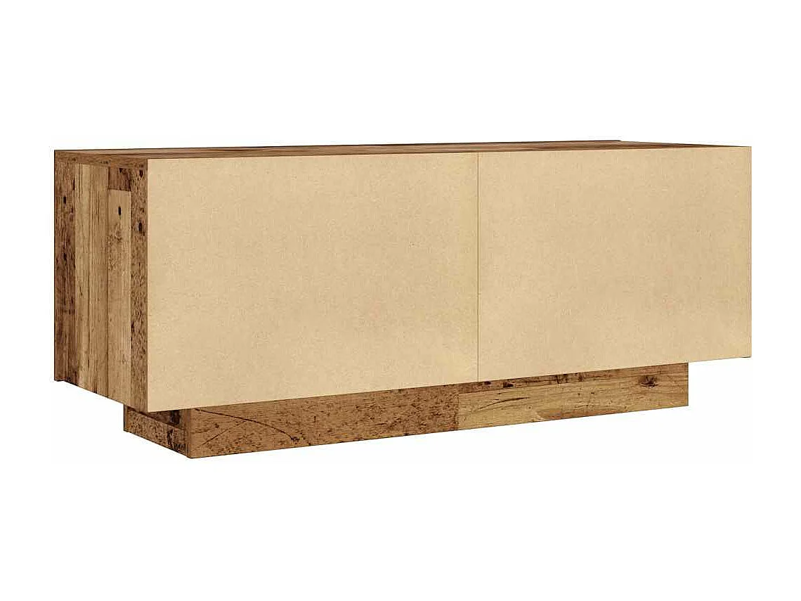 Nachttisch Altholz-Optik 100x35x40 cm Holzwerkstoff