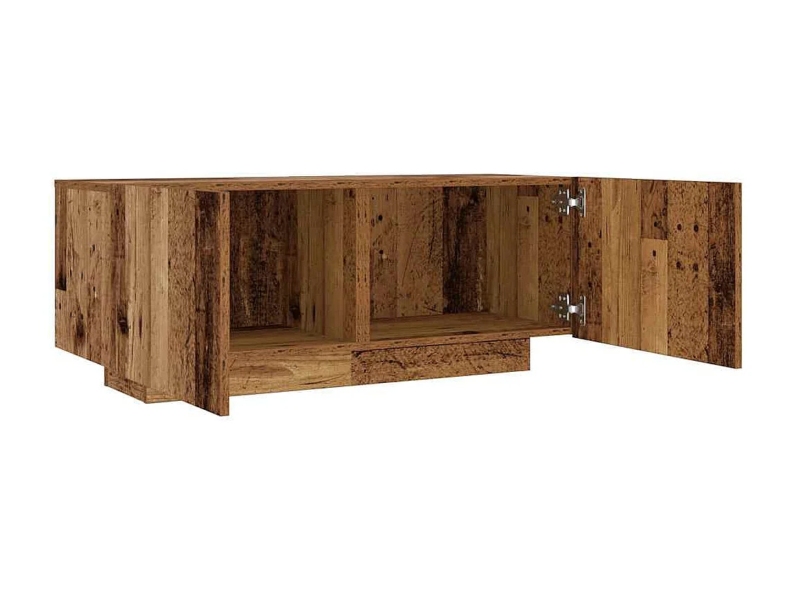 Nachttisch Altholz-Optik 100x35x40 cm Holzwerkstoff