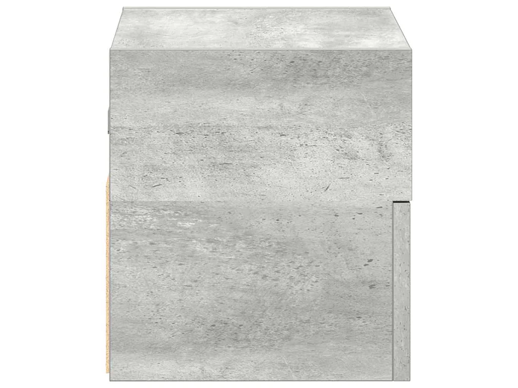 Wand-Nachttisch Betongrau 45x26x28,5 cm