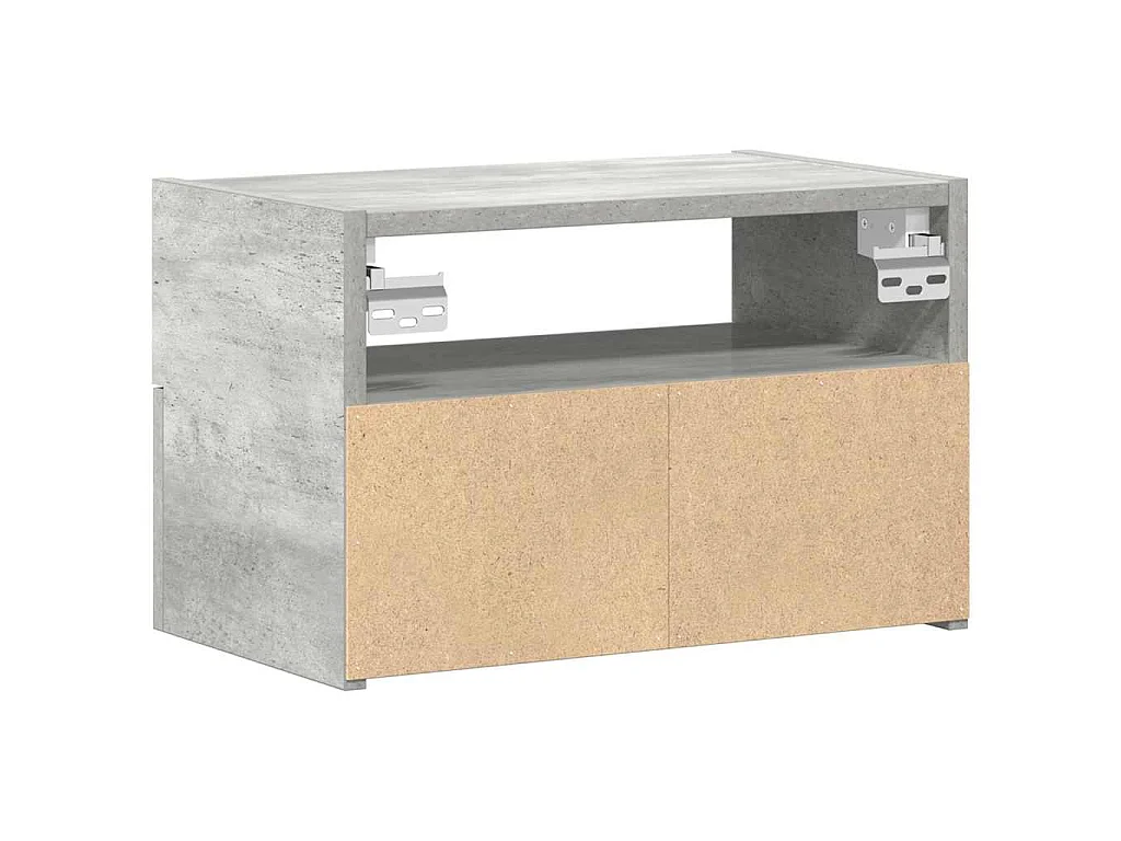 Wand-Nachttisch Betongrau 45x26x28,5 cm