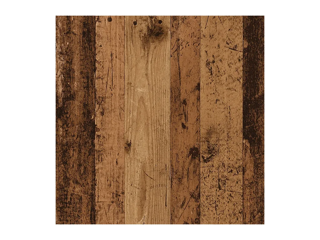 Tables de chevet 2 pcs vieux bois 44x45x60 cm bois d'ingénierie