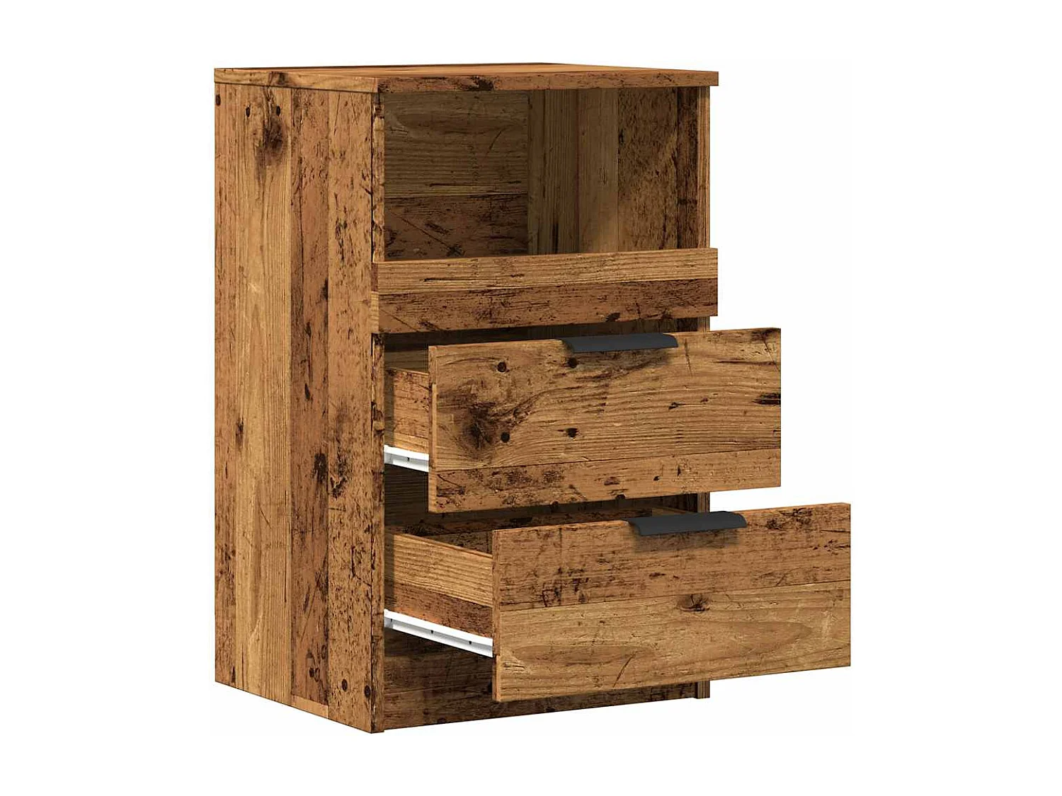 Nachttisch Altholz-Optik 40x36x65 cm Holzwerkstoff