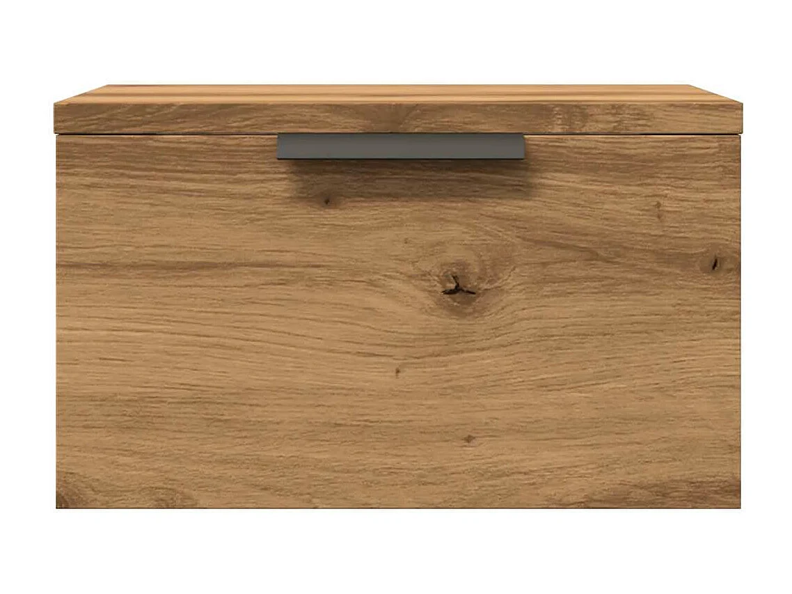 Wand-Nachttische 2 Stk. Artisan-Eiche 34x30x20 cm