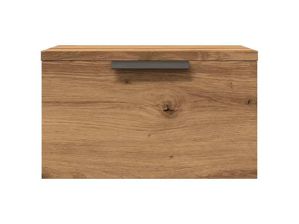 Tables de chevet murales 2 pcs chêne artisanal 34x30x20 cm