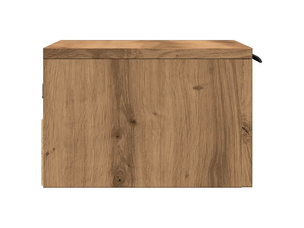 Tables de chevet murales 2 pcs chêne artisanal 34x30x20 cm