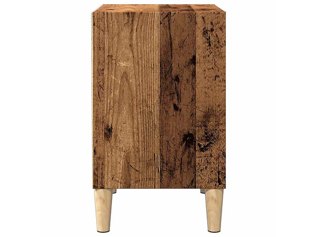 Mesitas de noche 2 uds madera de ingeniería envejecida