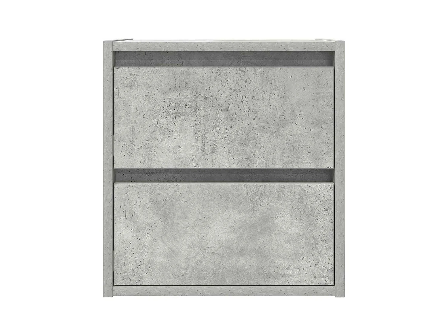 Nachtkastjes 2 st wandgemonteerd 38x34x40 cm betongrijs