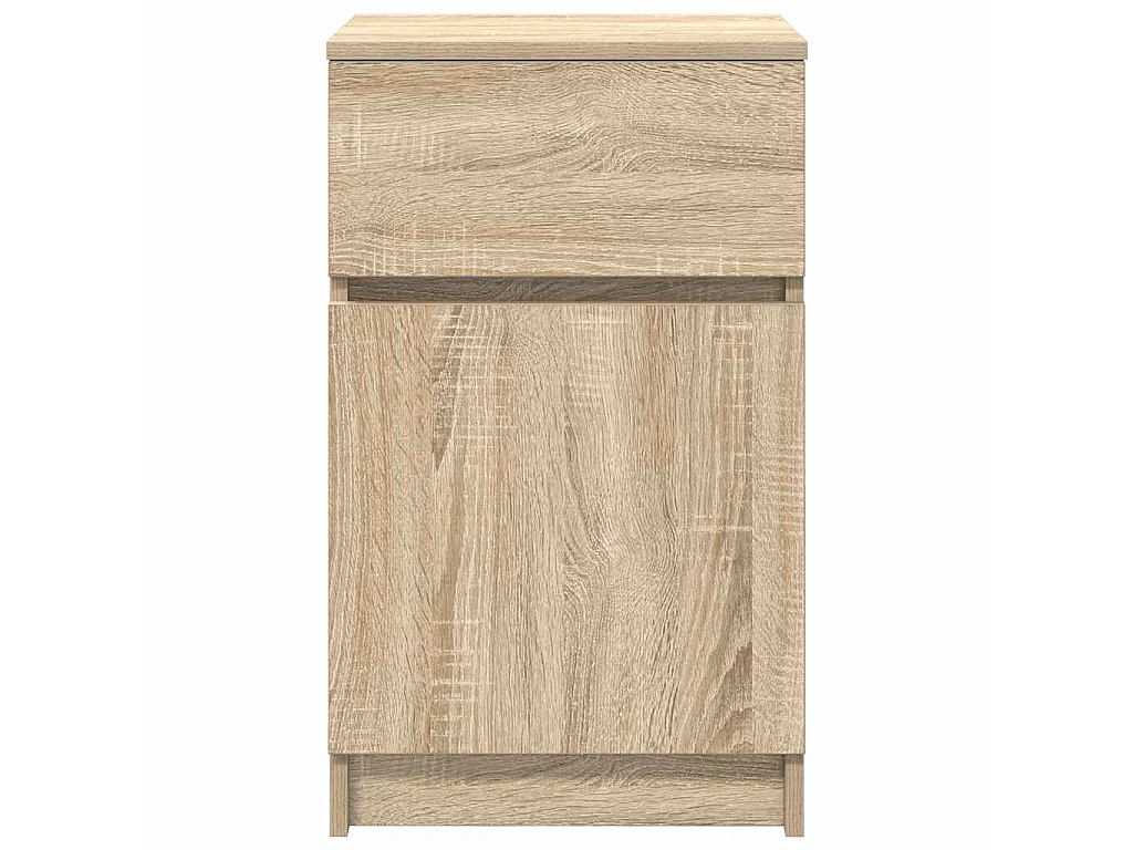 Tables de chevet 2 pcs chêne sonoma 39x35x65 cm bois ingénierie