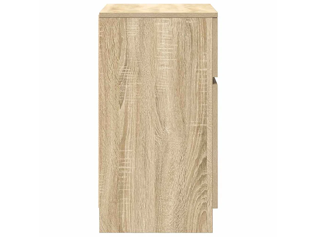 Tables de chevet 2 pcs chêne sonoma 39x35x65 cm bois ingénierie