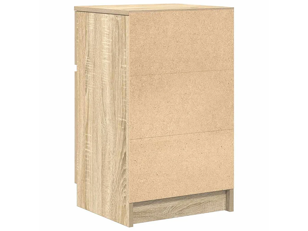Tables de chevet 2 pcs chêne sonoma 39x35x65 cm bois ingénierie