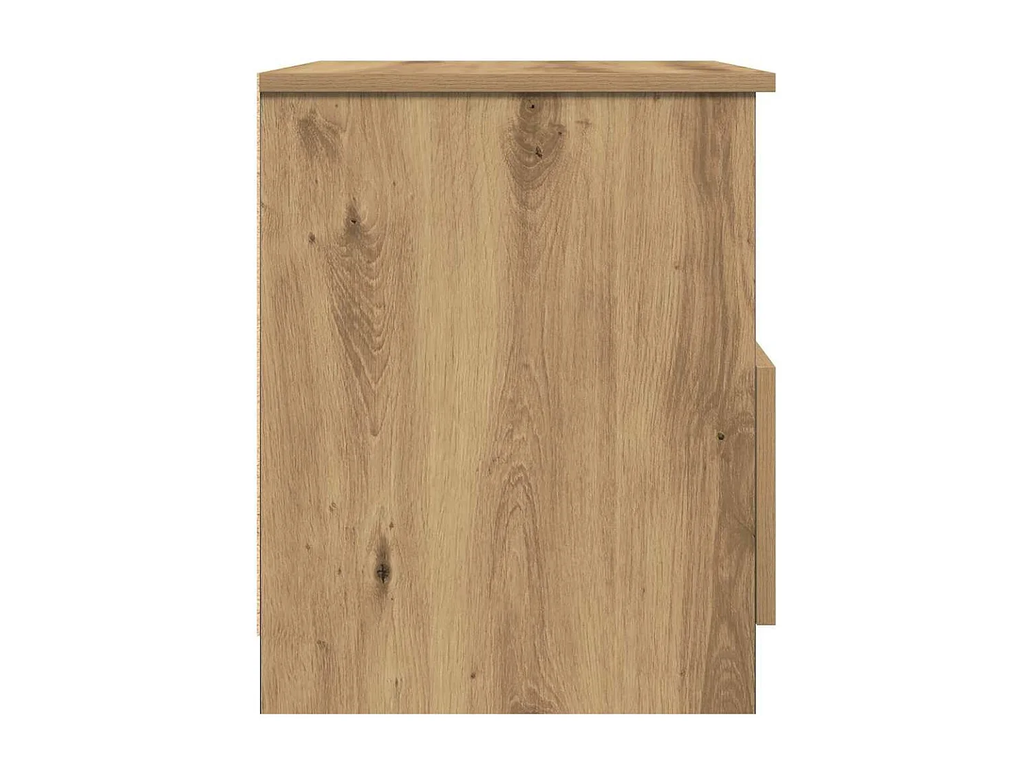 Nachttische 2 Stk. Artisan-Eiche 40x40x50 cm Holzwerkstoff