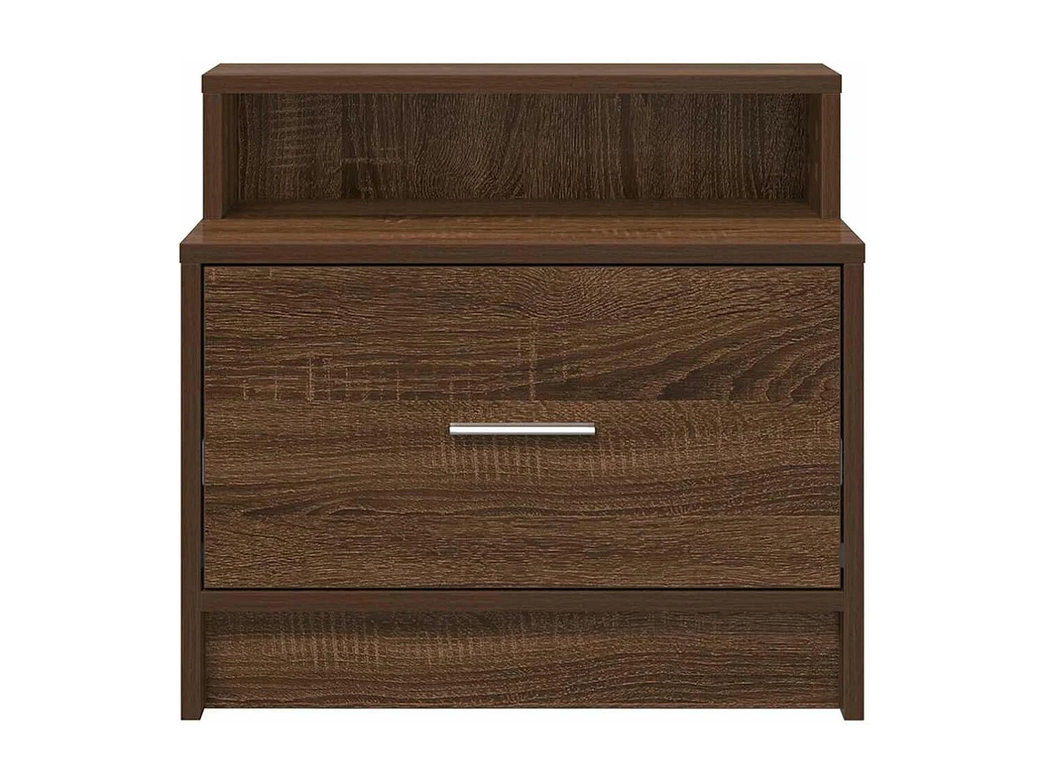 Tables de chevet avec tiroir 2 pcs chêne marron 51x31x47 cm