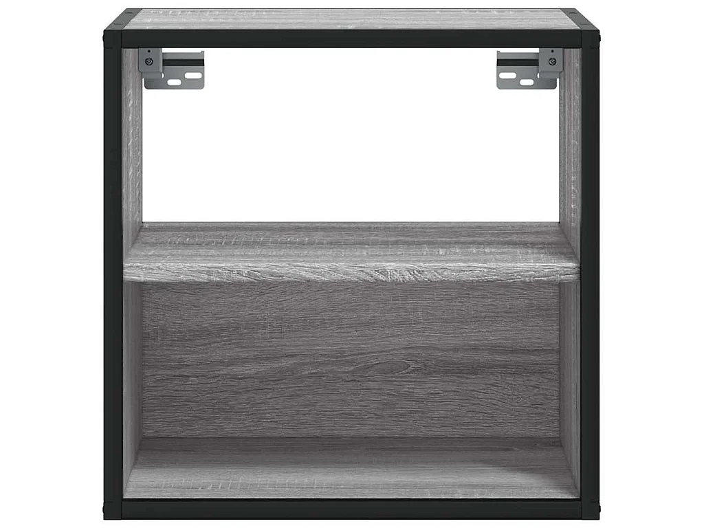 Table de chevet murale sonoma gris 40x31x39,5 cm