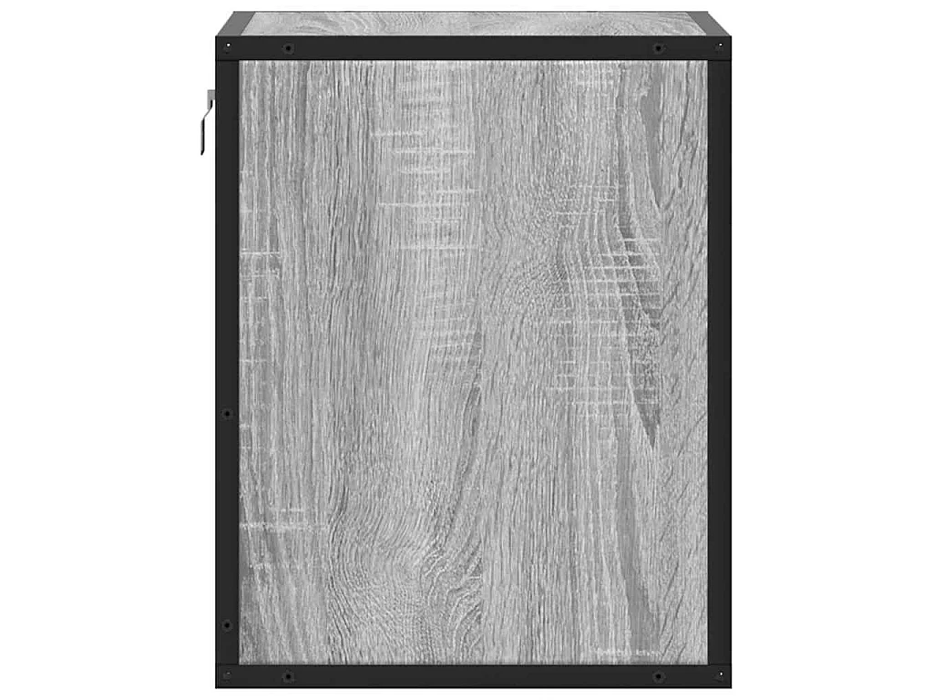 Table de chevet murale sonoma gris 40x31x39,5 cm