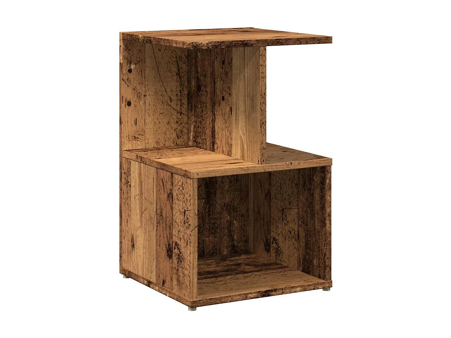 Nachttische 2 Stk. Altholz-Optik 35x35x55 cm Holzwerkstoff