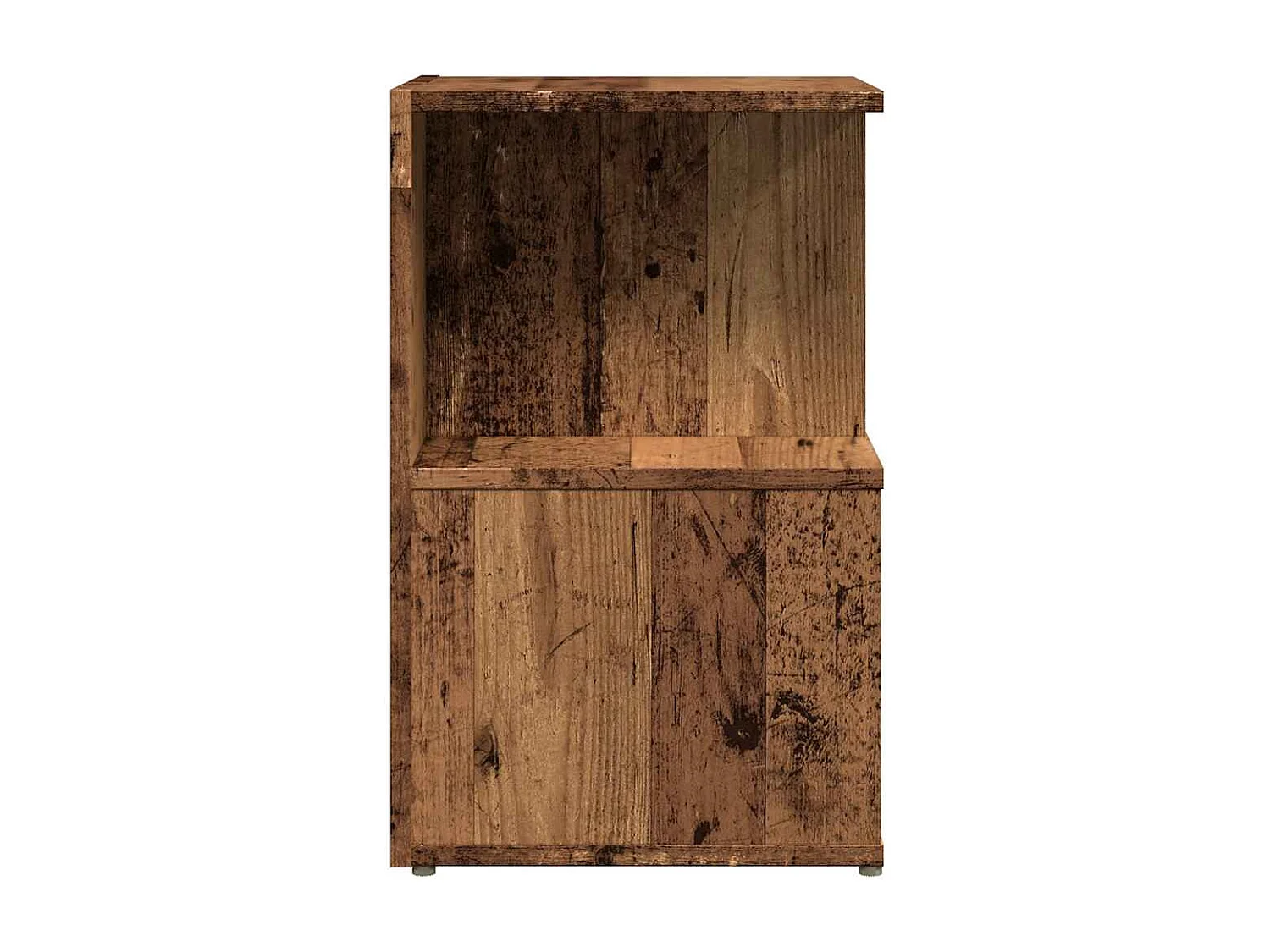 Nachttische 2 Stk. Altholz-Optik 35x35x55 cm Holzwerkstoff