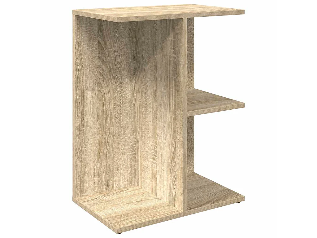 Tables de chevet 2pcs chêne sonoma 46,5x29x61cm bois ingénierie