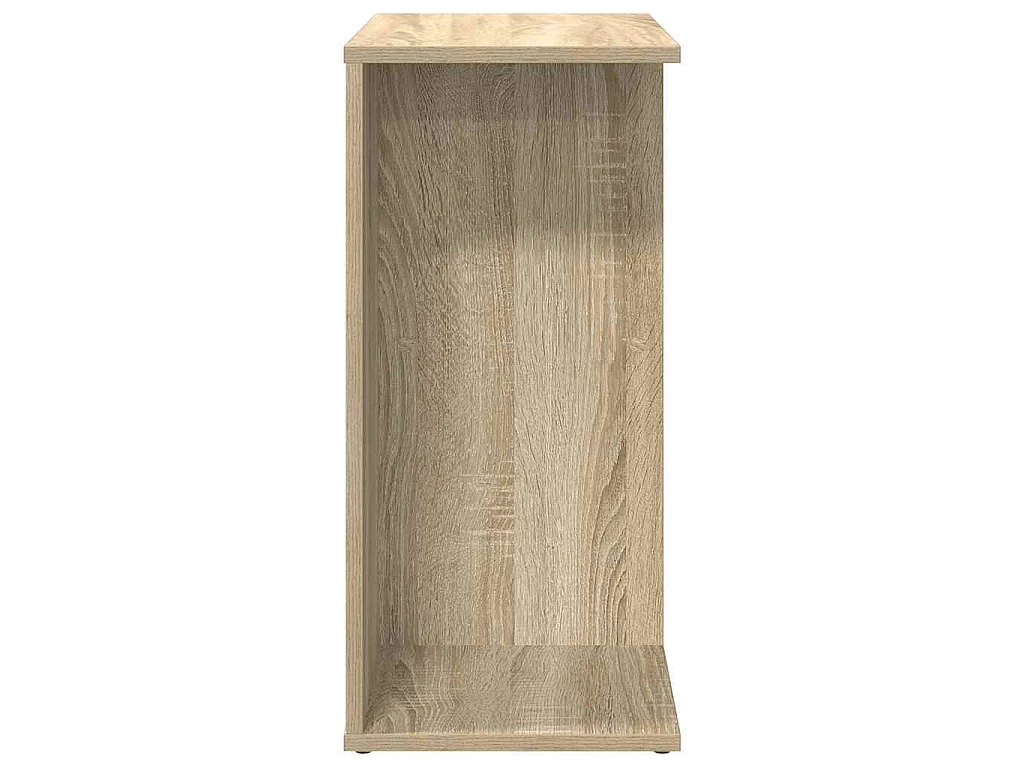Tables de chevet 2pcs chêne sonoma 46,5x29x61cm bois ingénierie