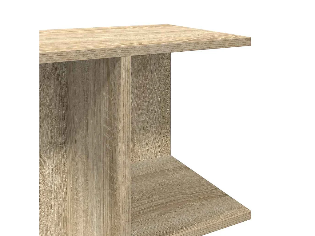 Tables de chevet 2pcs chêne sonoma 46,5x29x61cm bois ingénierie