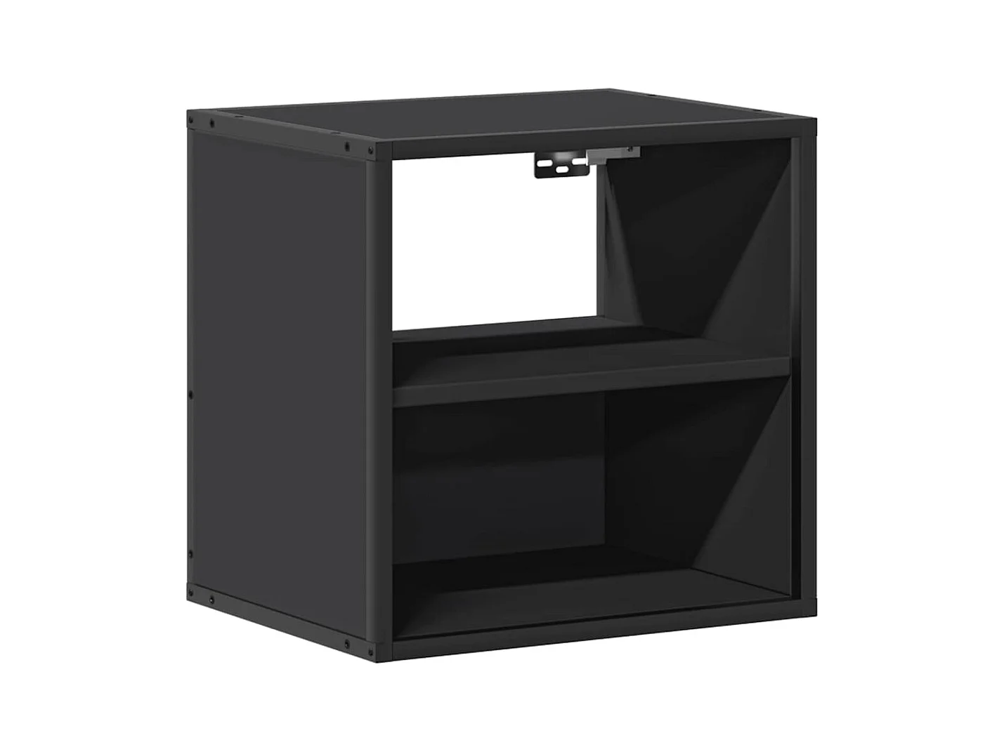 Tables de chevet murales 2 pcs noir 40x31x39,5 cm