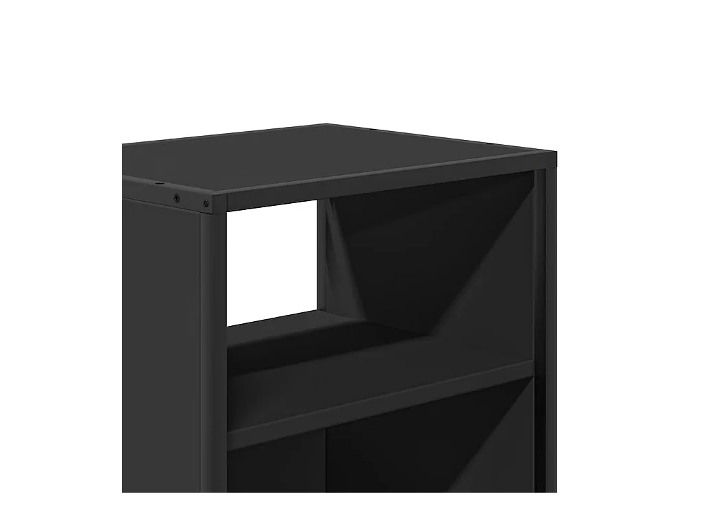 Tables de chevet murales 2 pcs noir 40x31x39,5 cm