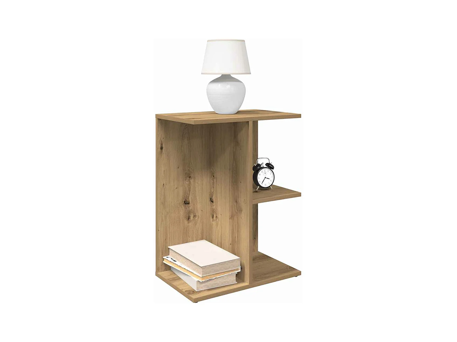 Tables de chevet 2 pcs chêne artisanal bois d'ingénierie