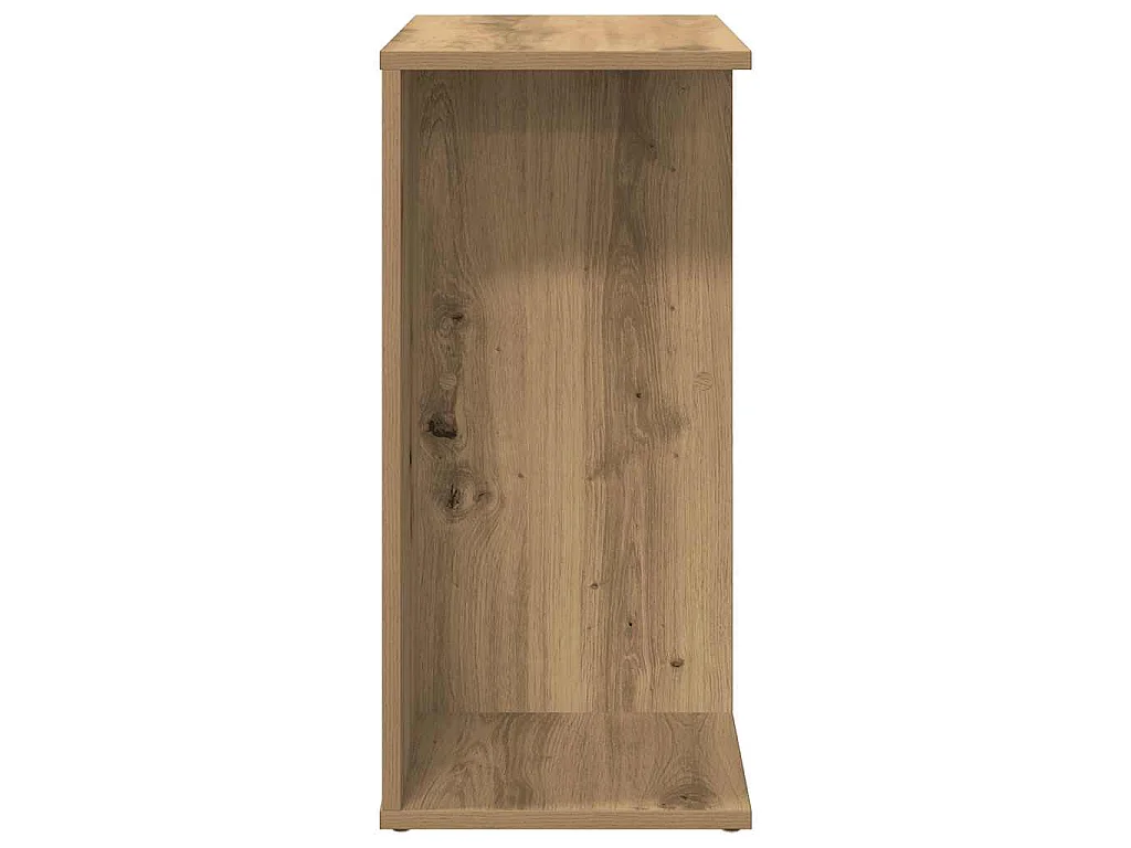 Comodini 2 pz Rovere Artigianale 46,5x29x61cm Legno Multistrato