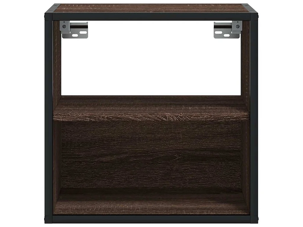 Tables de chevet murales 2 pcs chêne marron 40x31x39,5 cm