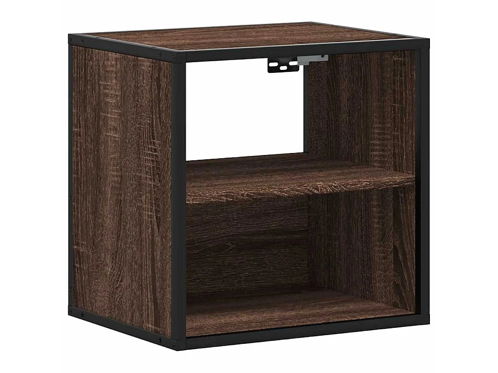 Tables de chevet murales 2 pcs chêne marron 40x31x39,5 cm