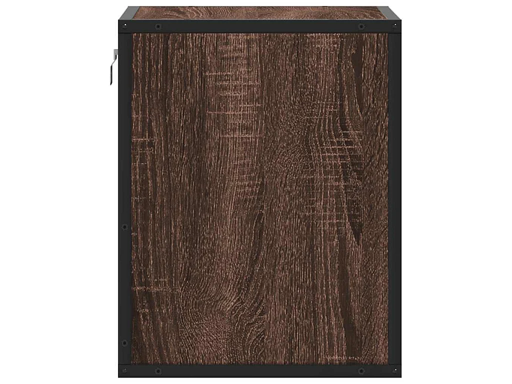 Tables de chevet murales 2 pcs chêne marron 40x31x39,5 cm