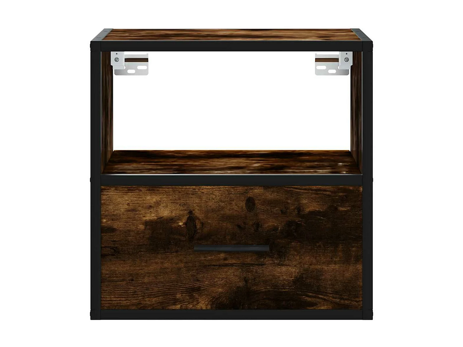 Table de chevet murale Chêne fumé 40x31x39,5 cm