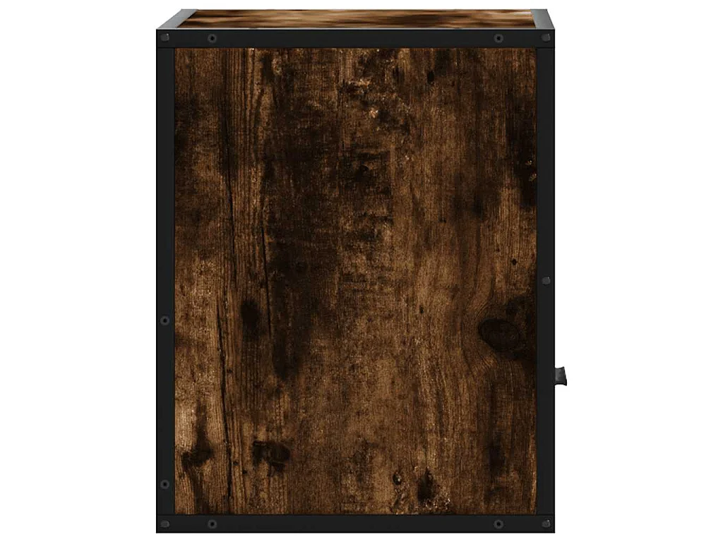 Table de chevet murale Chêne fumé 40x31x39,5 cm