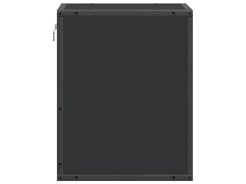 Table de chevet murale noir 40x31x39,5 cm